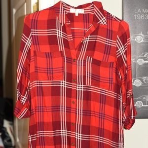 Plaid Buttoned Shirt